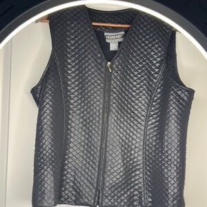 No Name Black Quilted Vest